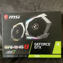 MSI GTX 1660 6GB GDDR5