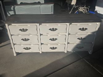 Solid wood dresser
