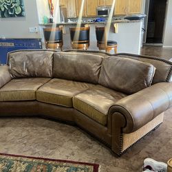 Custom Leather Sofa
