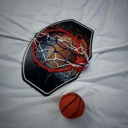 12 inch mini basketball hoop with ball
