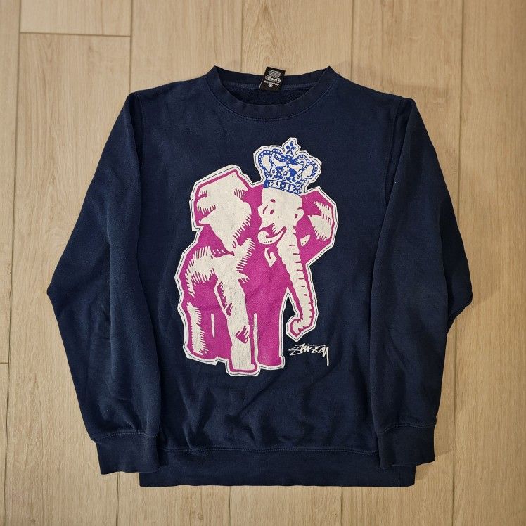 Stussy Pink Elephant Sweatshirt