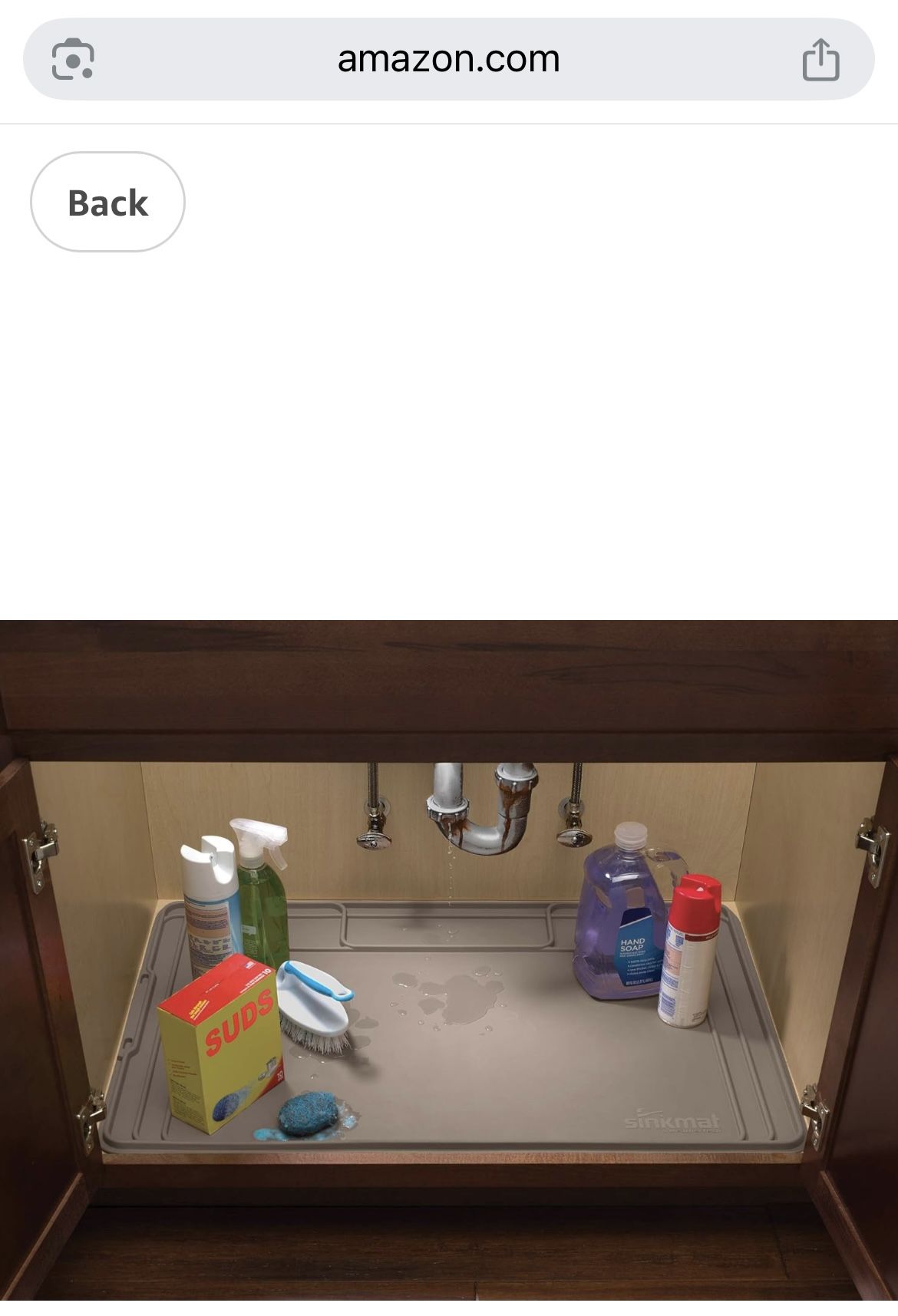 WeatherTech Tan Sink Mat