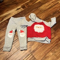 Baby Santa Christmas outfit. Baby rebels brand. Size 24 months