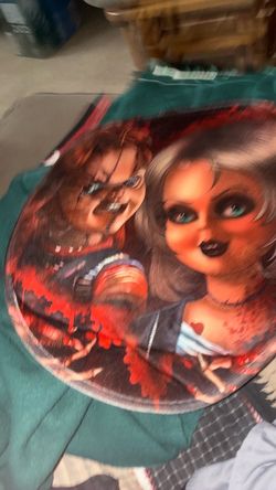 Chucky and Tiffany toilet seat cover
