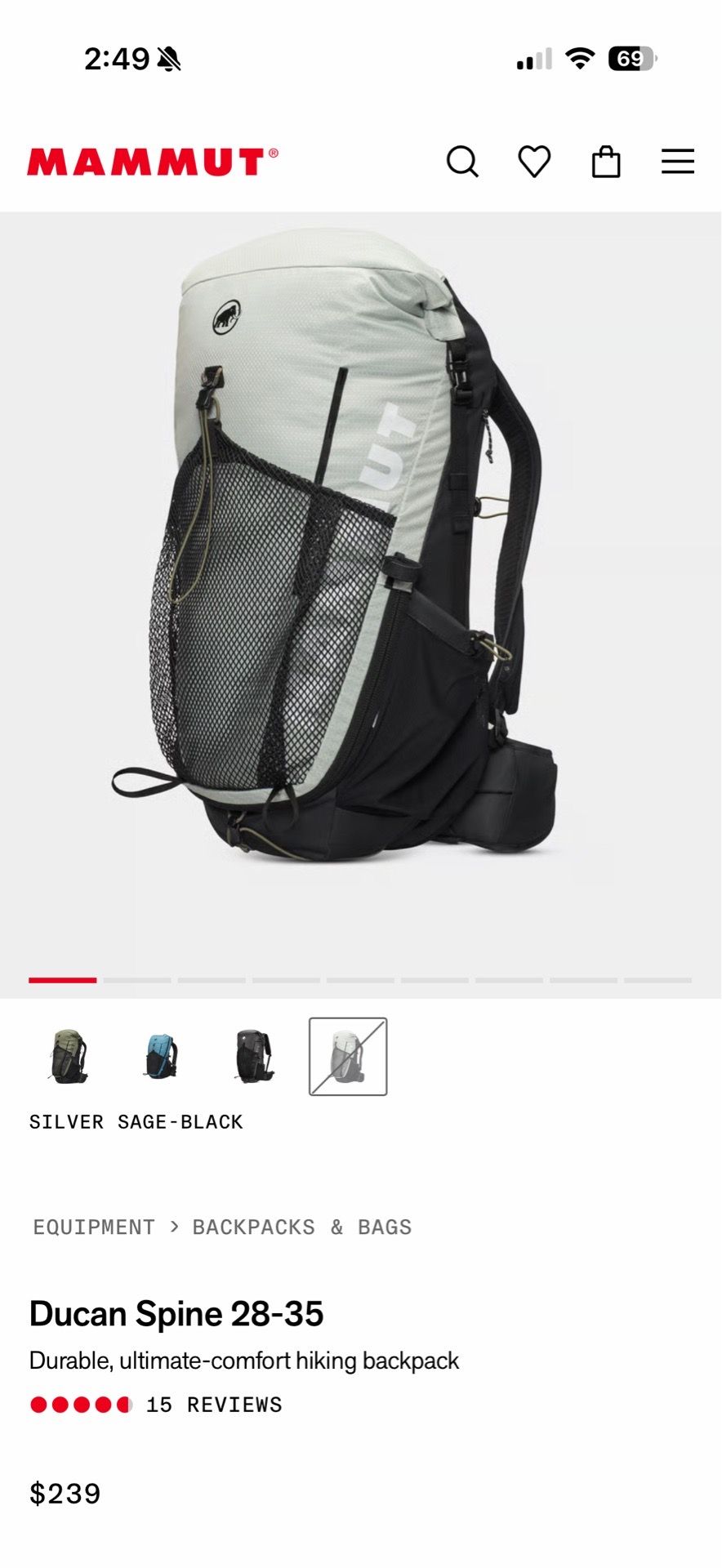 BNIB backpacking pack