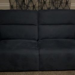 Navy Blue Recliner Couch