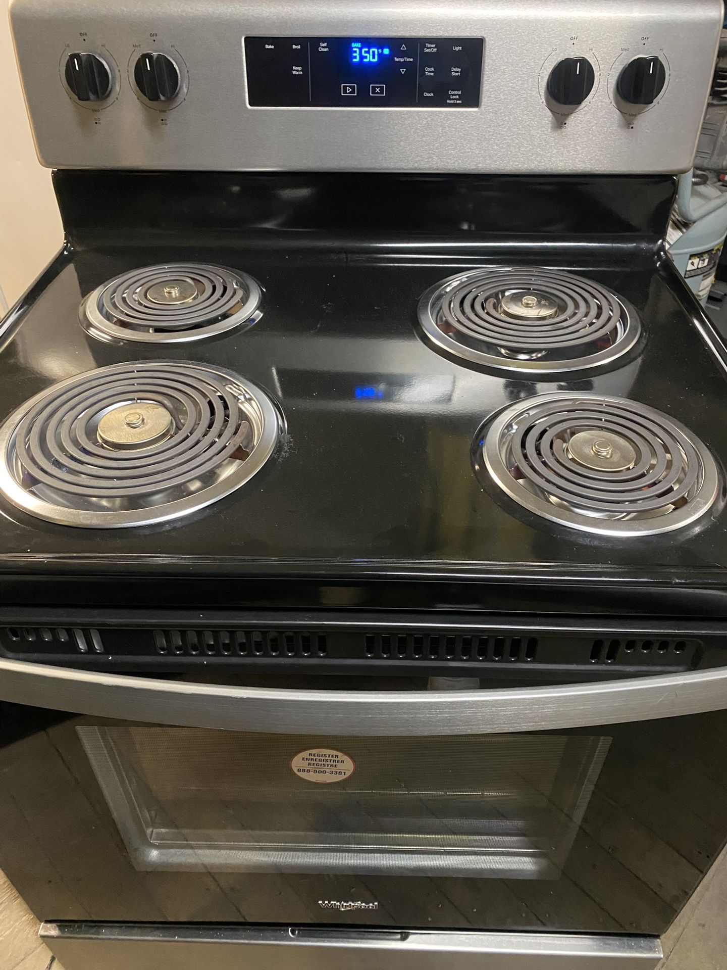 Electric Coil Stove Stainless Steel 