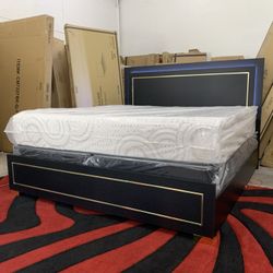 $699 Brand New King Bed Frame With Mattress (read description below)