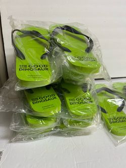 Disney Pixar The Good Dinosaur Flip Flops Lot of 10 NEW