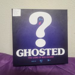 Ghosted Card Game The Fun Family Game of Boo-Dunnit Ages 10+ 3-6 Players. New!