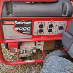 Coleman 5000 W generator Works great