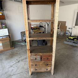 Wood Shelving Unit $25 No Delivery