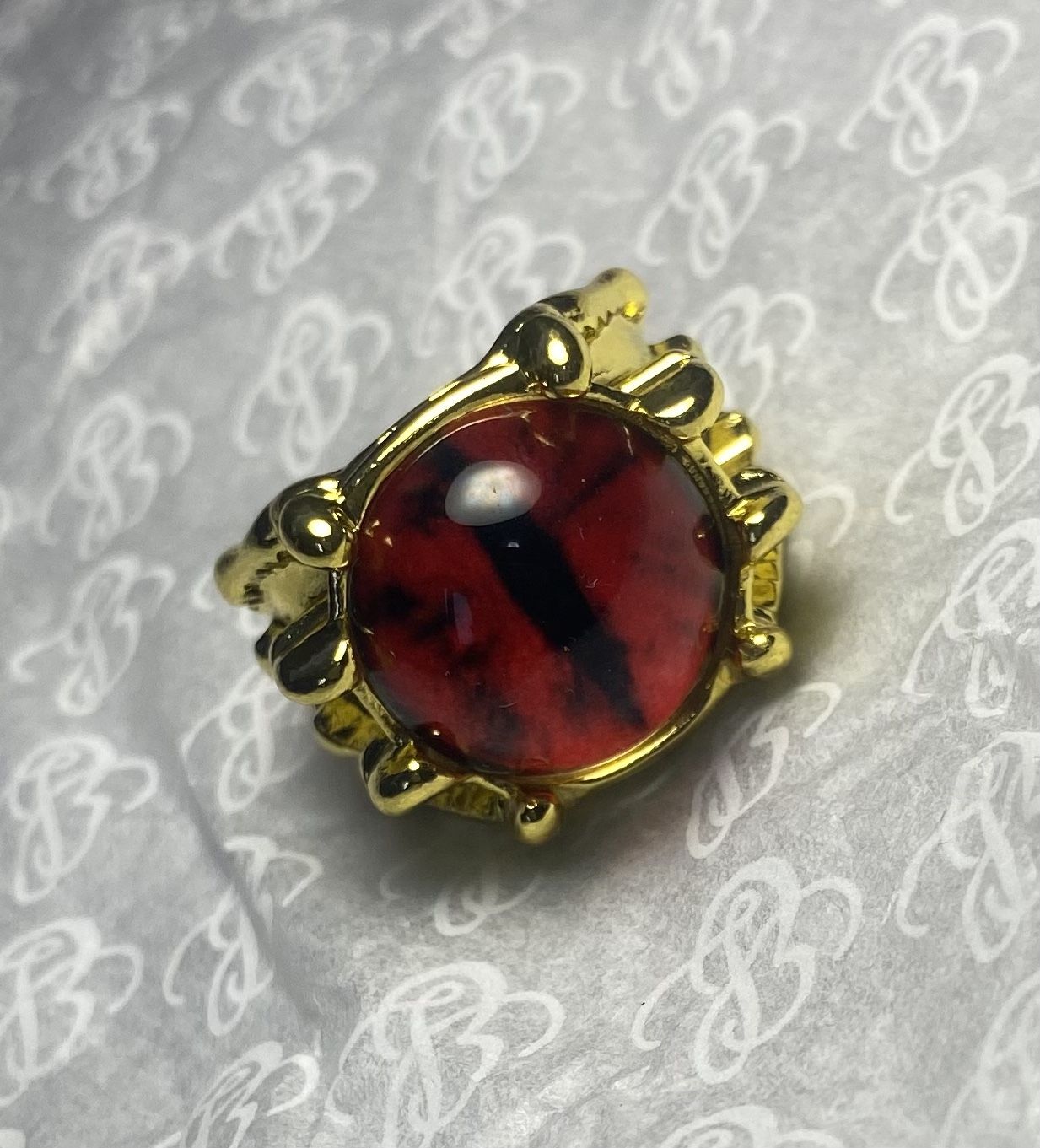 Men’s Ring Eye Ring Gold Ring 