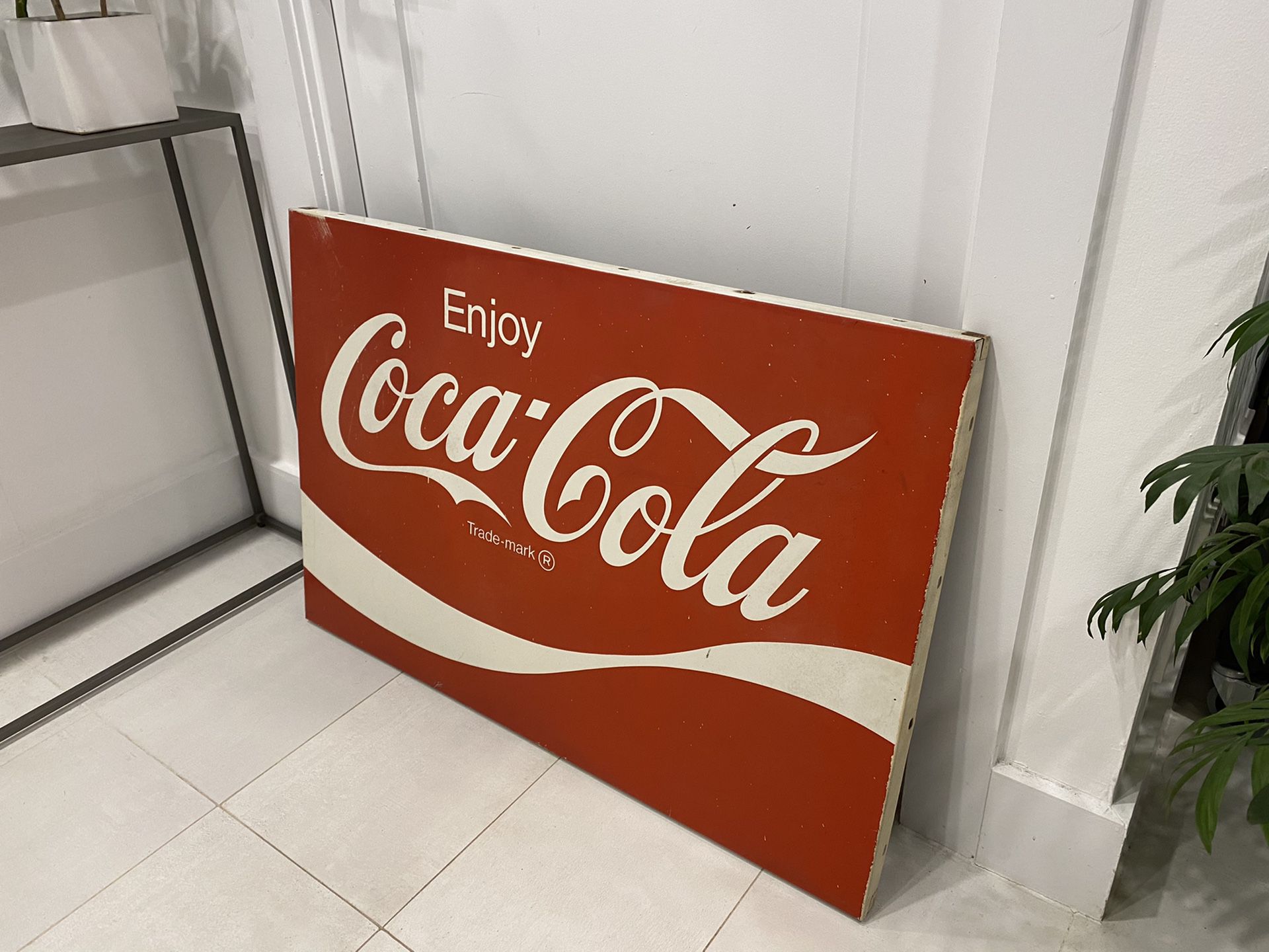 Antique Metal Coca-Cola Sign