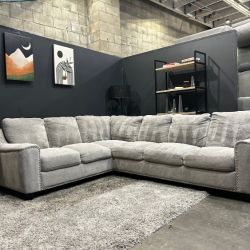 Gorgeous Gray Corner Sectional Sofa - Delivery Available!