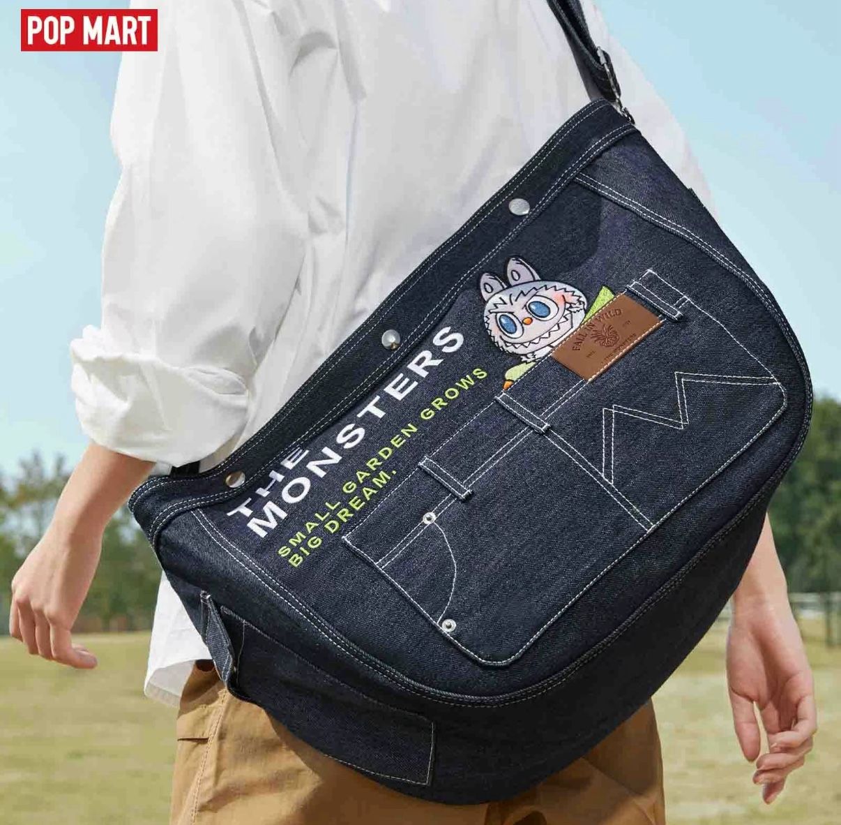 New The Monster Fall In Wild Denim Messenger Bag