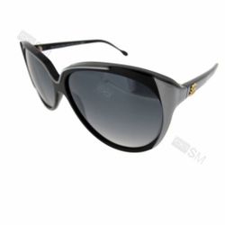 Balenciaga BAL 0080/s Black And Gray Cateye Cat Eye Sunglasses