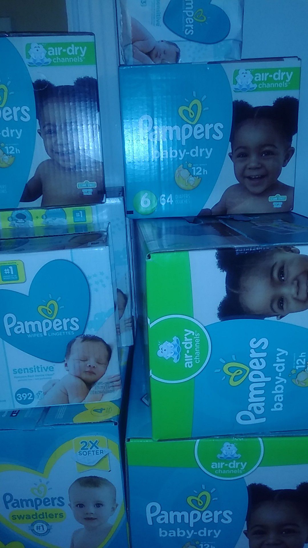 Pampers size 4,5 and 6