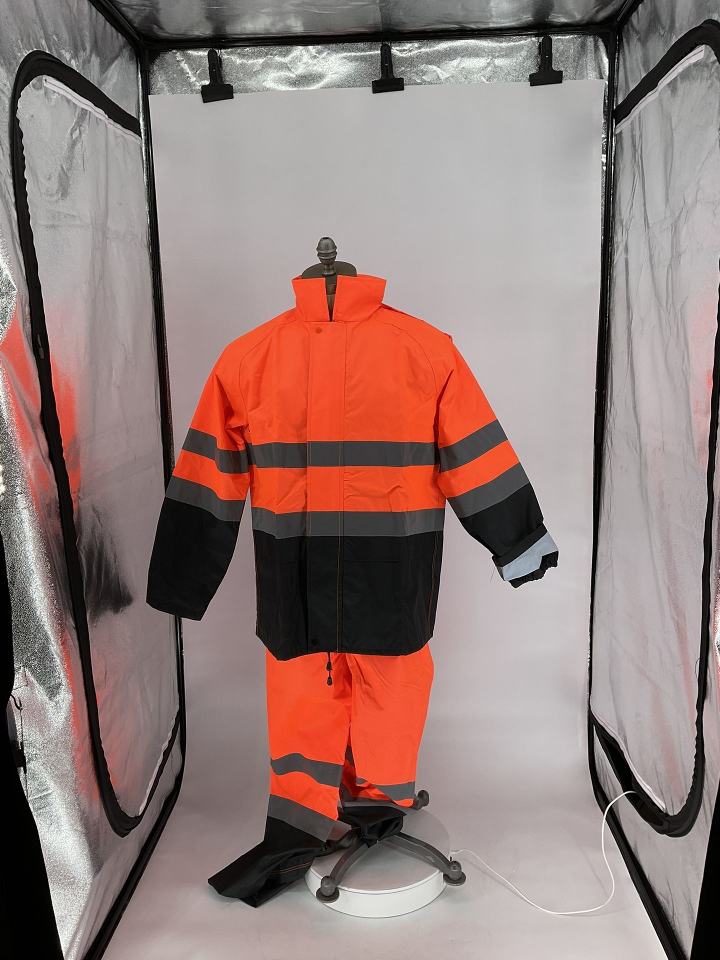 HI-VIS REFLECTIVE 2 PC RAIN SUIT