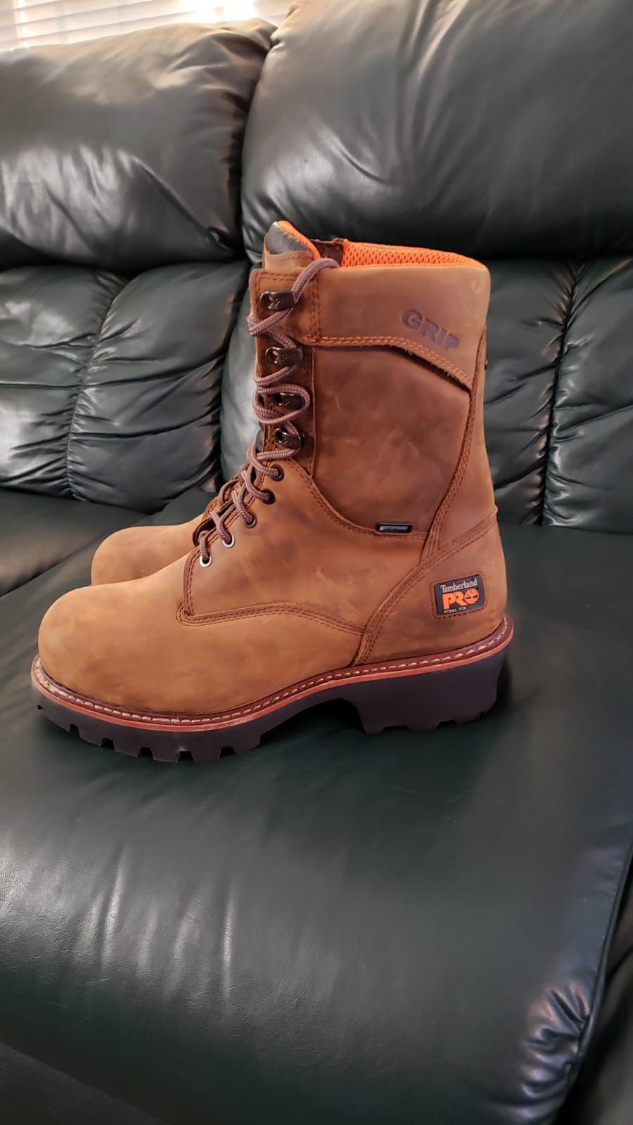 Timberland pro steel toe work boots size 10.5
