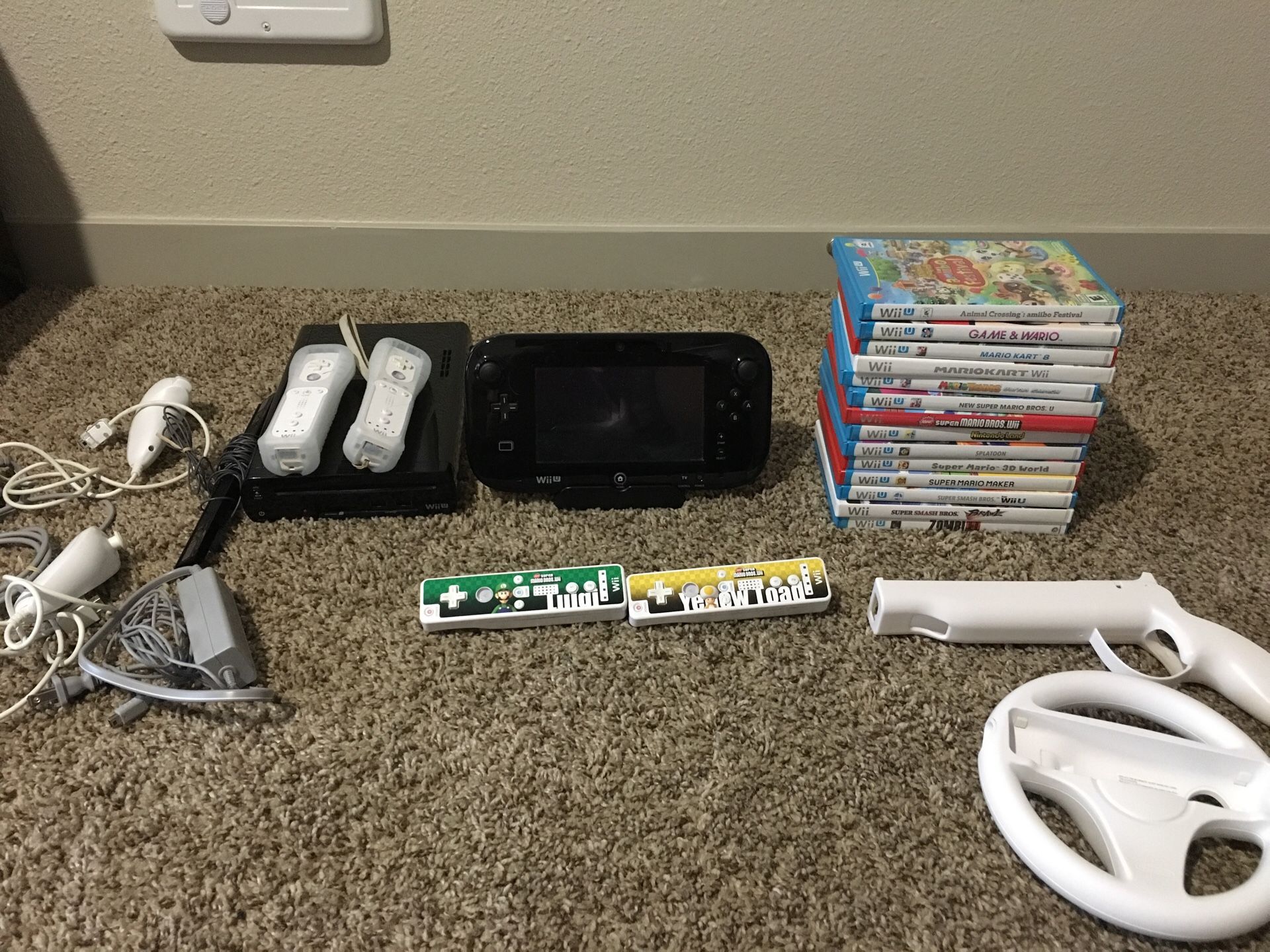 Nintendo Wii U with Games & Accessories