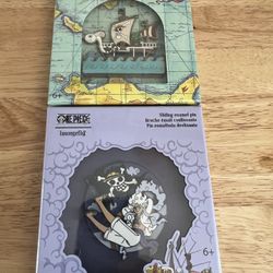 2 SOLD OUT LIMITED EDITION One Piece Loungefly Box Pins Anime Luffy GEAR5 Merry