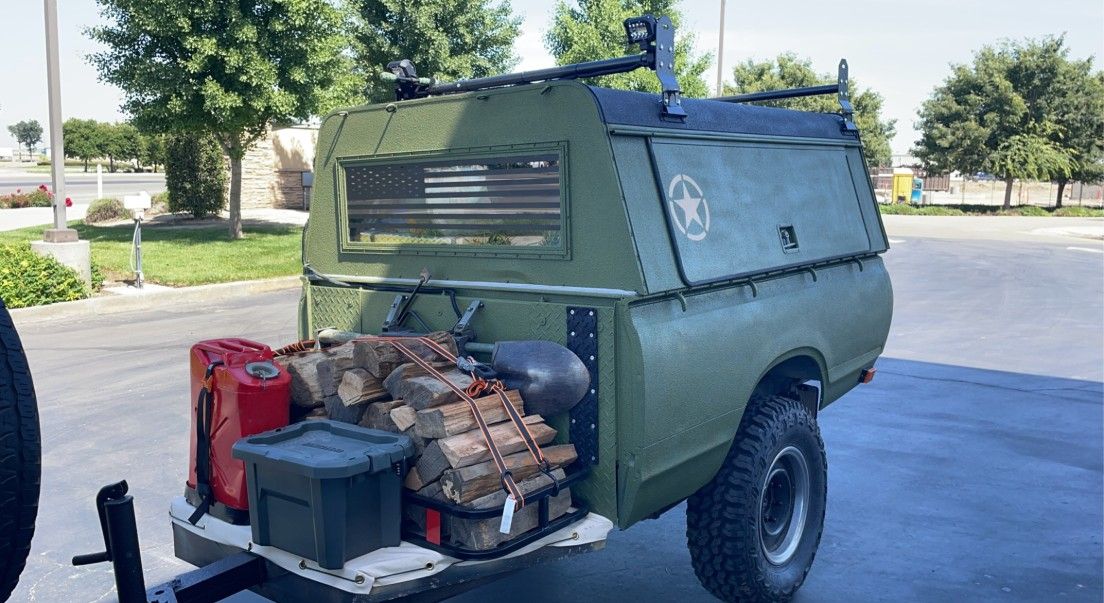 Datsun Truck Bed Trailer – Off-Road / Overland Camper Setup