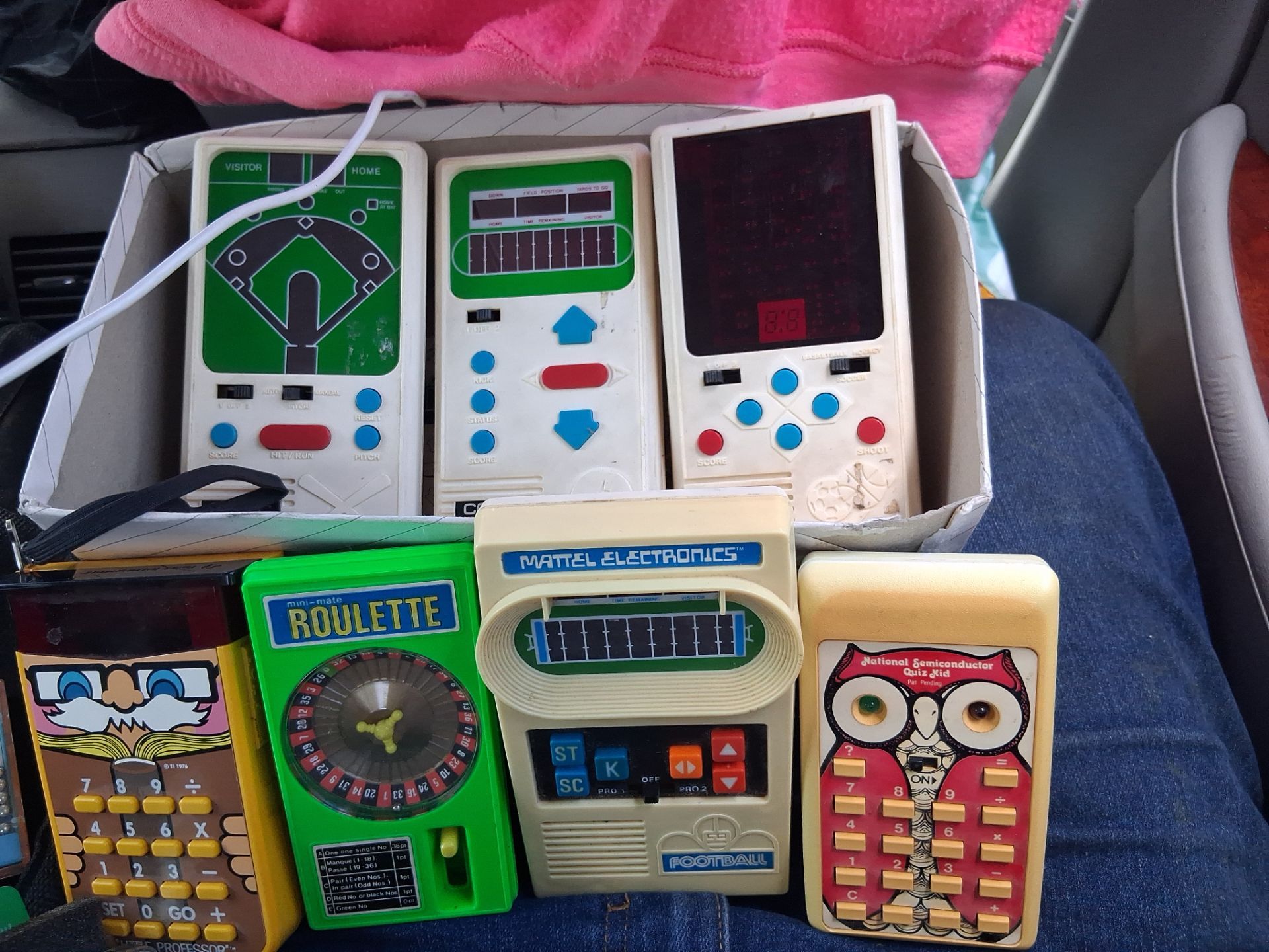 Vintage rare handheld games (conic) and Mattel