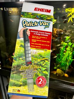Gravel Vacuum for Fish Tank - NEW (QuickVac Pro)