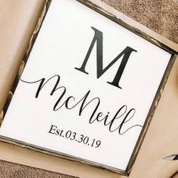 Personalized Handmade Farmhouse Wood Signs