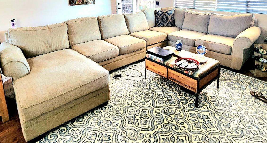 Large Sectional Sofa , Used But Well Taken Care Of