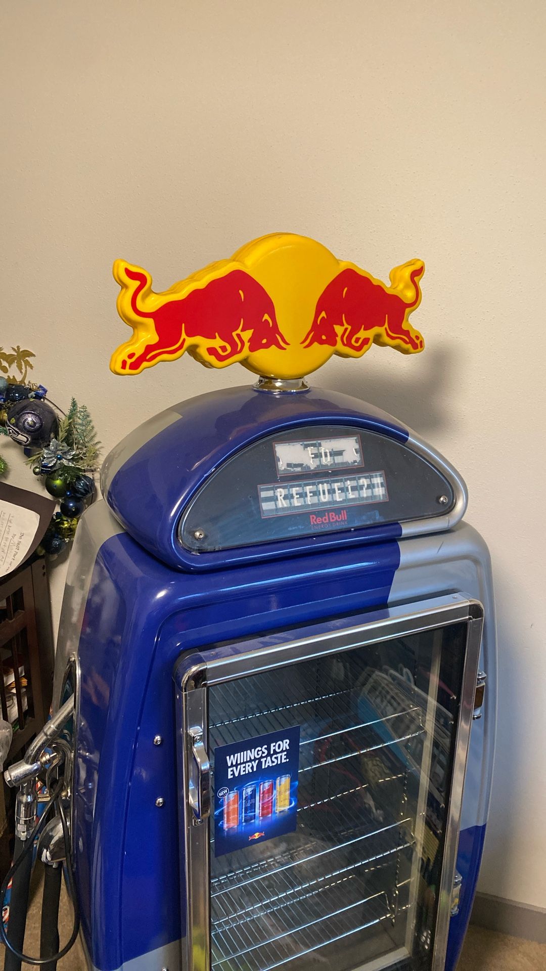 EXTREMELY Rare Full Size Red Bull Formula 51 Fridge