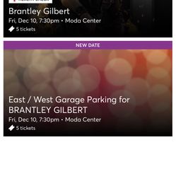 Up For Grabs Are 4 Tickets To Brantley Gilbert Concert