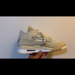 Jordan 4 Off-White Sail 