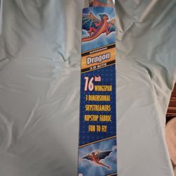 Supersized DRAGON 3-D KITE - 76-inch Wingspan, Streamers, Ripstop Fabric - Brand New!
