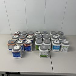 Lot of 23 - Sherwin Williams Quart Size Paint Samples 90%+ Full