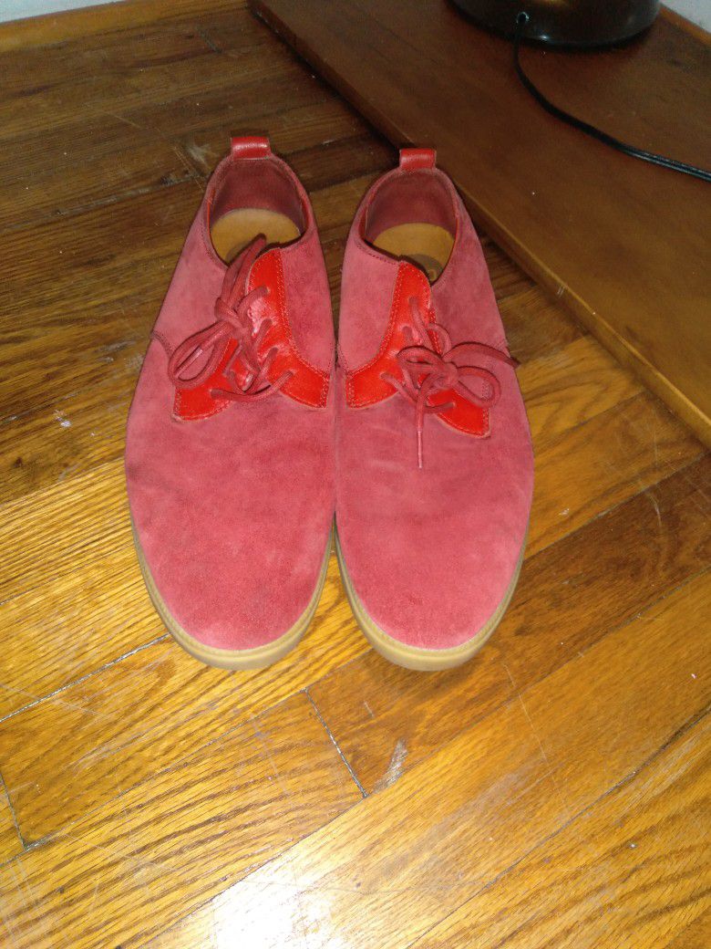 Red Clae Cloth Shoes