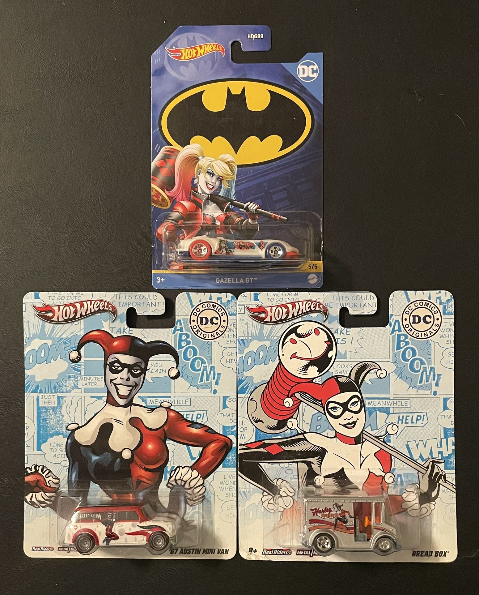 DC Harley Quinn Hot Wheels Diecast Cars