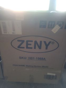 Zeny Portable Washing Machine Black