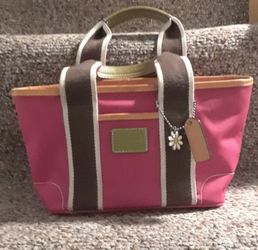 COACH MINI HAMPTONS STYLE NYLON HANDBAG