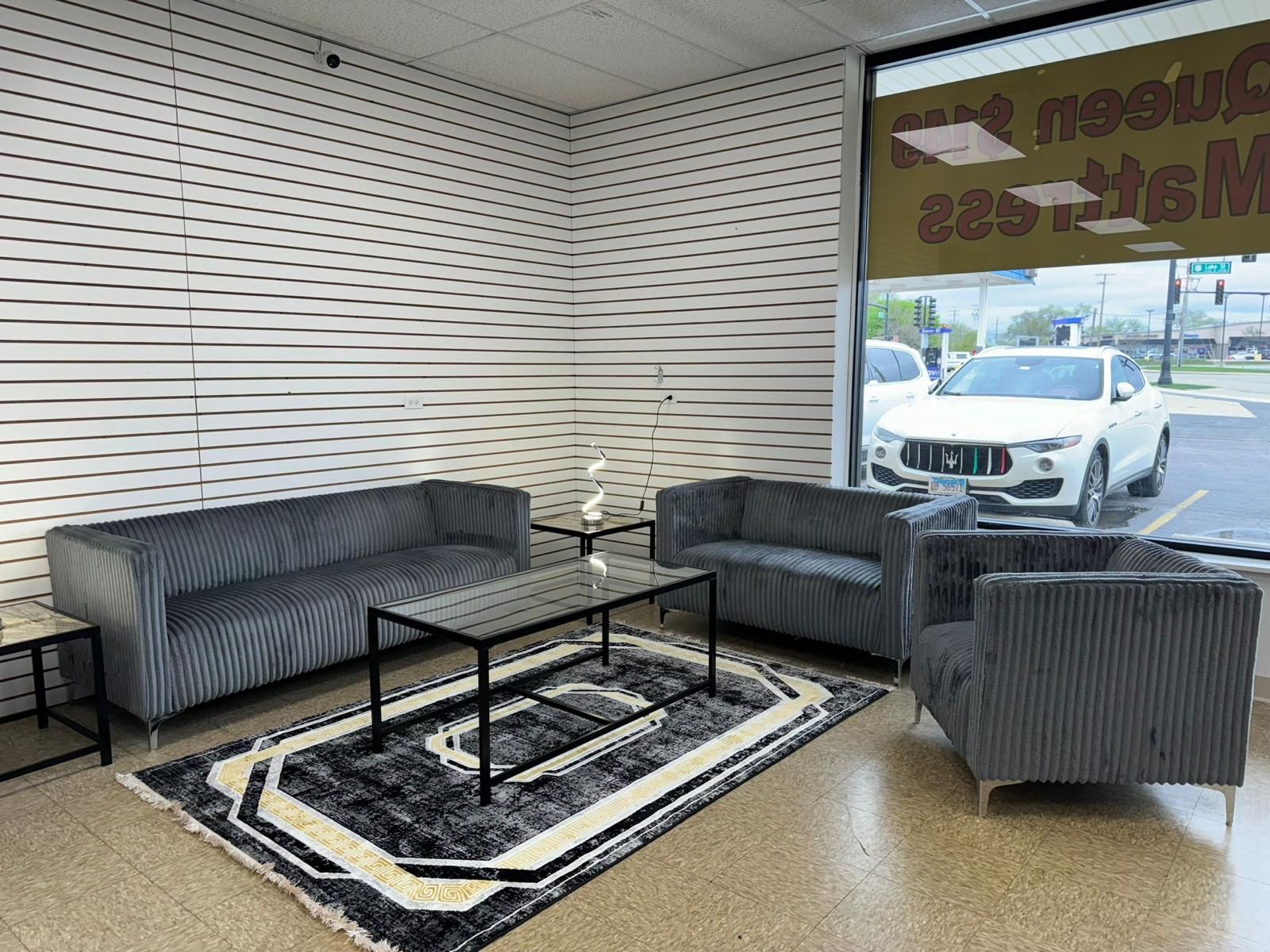 Sofa + Loveseat + Chair $640 Only