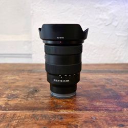 Sony FE 16-35mm F2.8 GM
Lens
