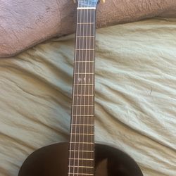 black guitar
