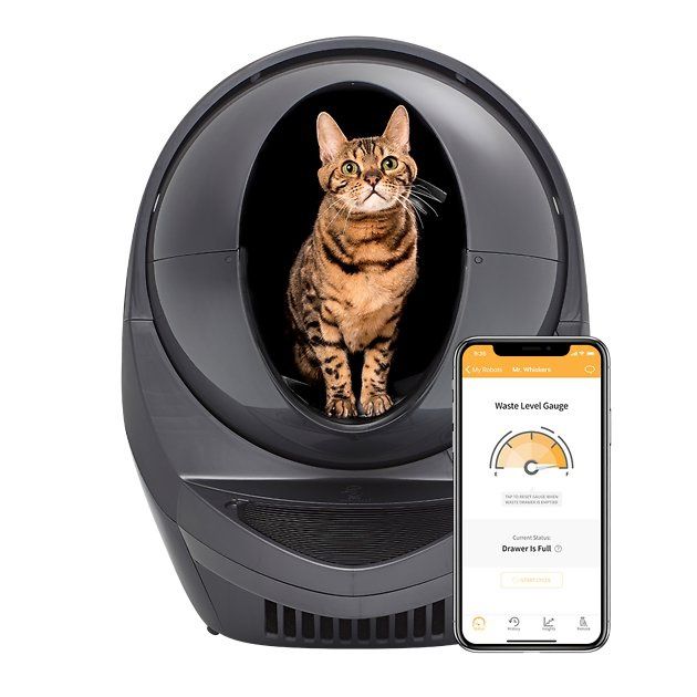 Litter Robot 3 Connect Wifi Enabled Automatic Self Cleaning Cat Litter Box