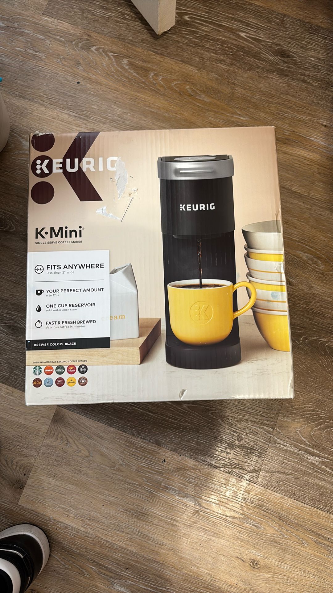 eurig K Mini Go, Multicup Reservoir Single Serve K Cup Pod Coffee - Main Image