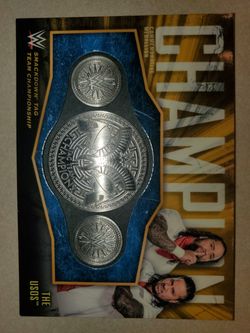 2018 championship card The Usos
