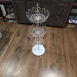 White 18 Pair  shoe rack