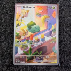 Bulbasaur Illustration Rare Pokemon Card 