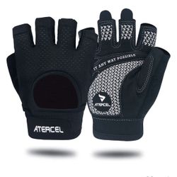 ATERCEL Weight Lifting, Workout, Cycling Gloves Size: S