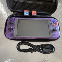 Nintendo Switch Lite - Custom Atomic Purple 